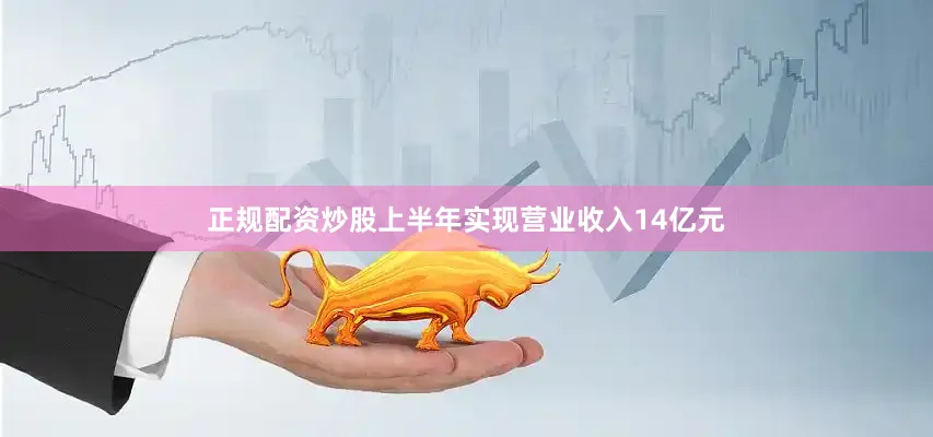 正规配资炒股上半年实现营业收入14亿元